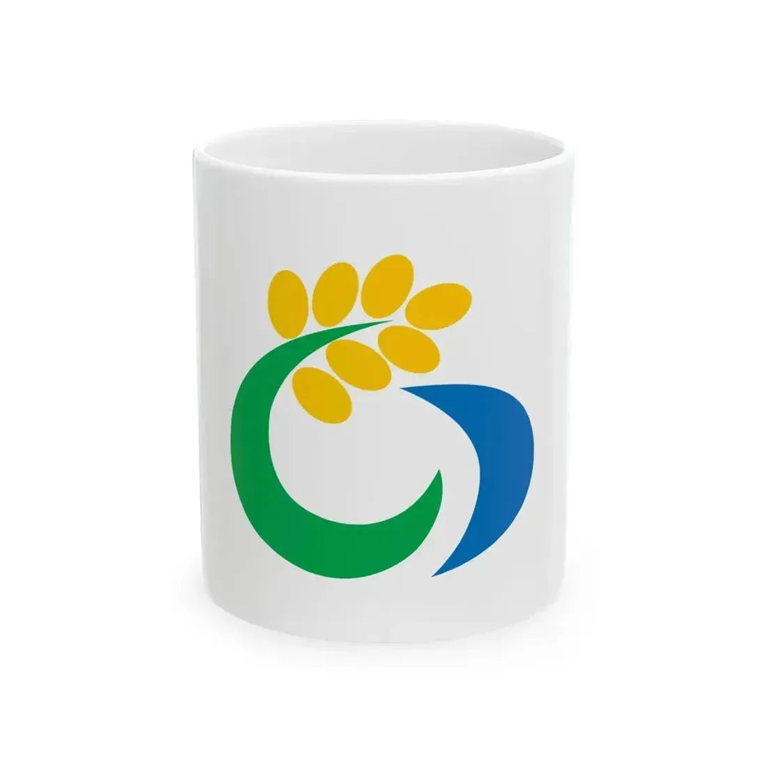 Flag of Isa Kagoshima (Japan) White Coffee Mug 11oz - Go Mug Yourself