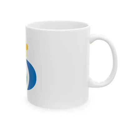 Flag of Isa Kagoshima (Japan) White Coffee Mug - Go Mug Yourself
