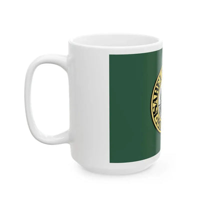 Flag of Isabella County Michigan (United States) White Coffee Mug - Go Mug Yourself