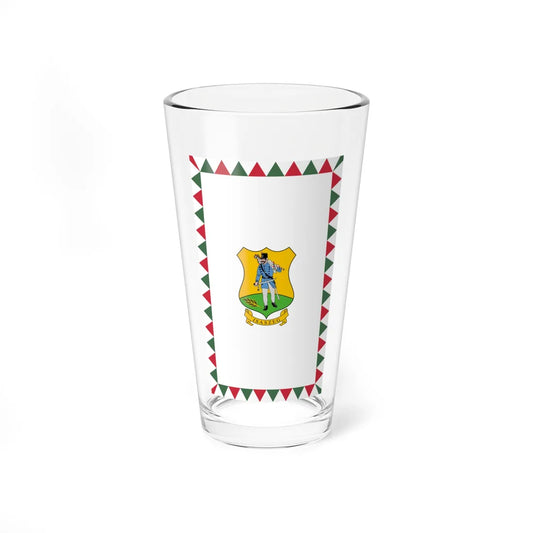 Flag of Isaszeg vertical (Hungary) Pint Glass 16oz 16oz - Go Mug Yourself