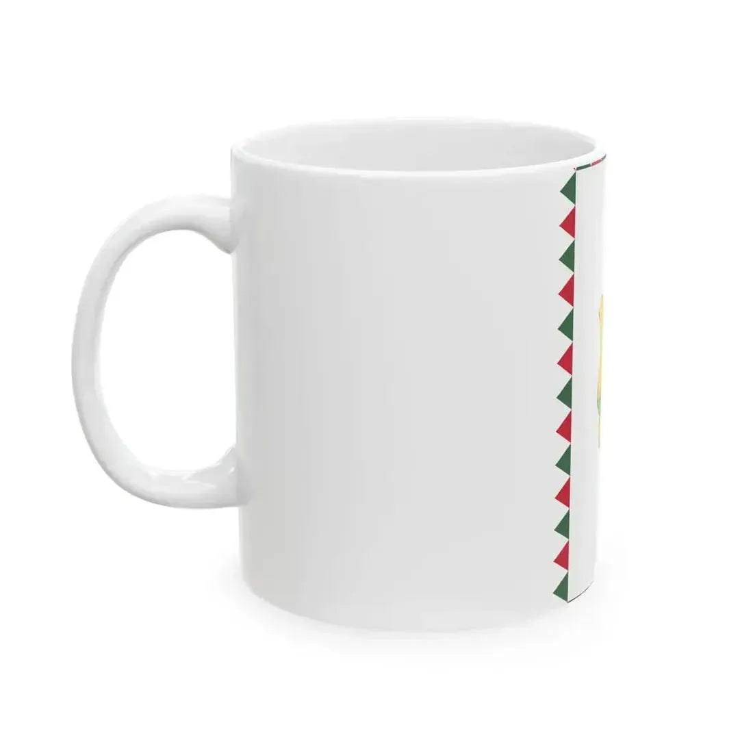 Flag of Isaszeg vertical (Hungary) White Coffee Mug - Go Mug Yourself