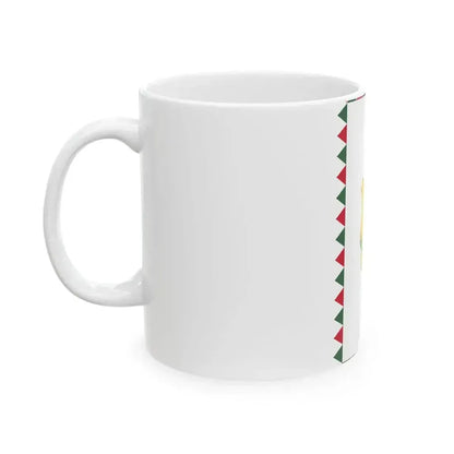 Flag of Isaszeg vertical (Hungary) White Coffee Mug - Go Mug Yourself