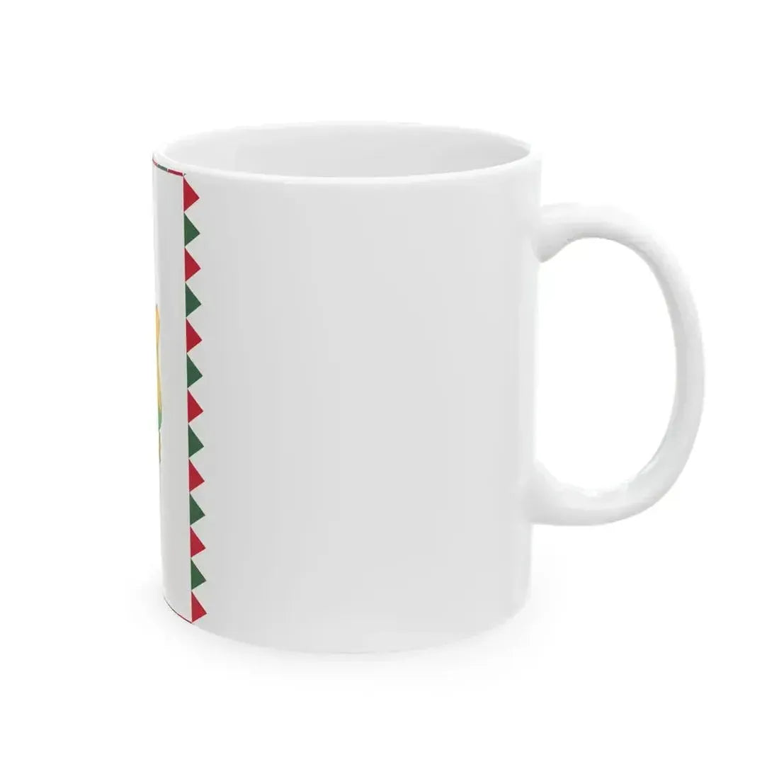 Flag of Isaszeg vertical (Hungary) White Coffee Mug - Go Mug Yourself