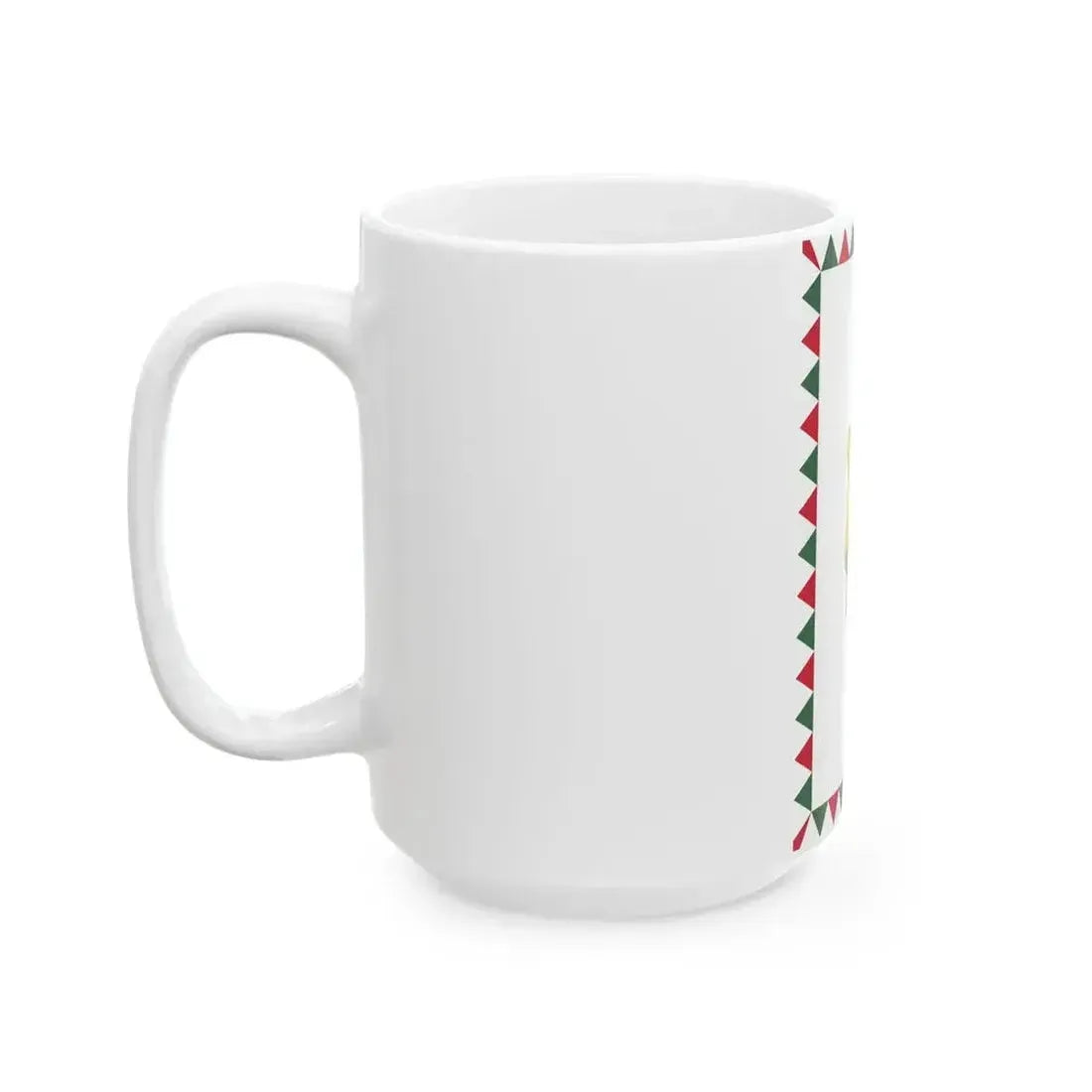 Flag of Isaszeg vertical (Hungary) White Coffee Mug - Go Mug Yourself
