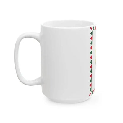 Flag of Isaszeg vertical (Hungary) White Coffee Mug - Go Mug Yourself