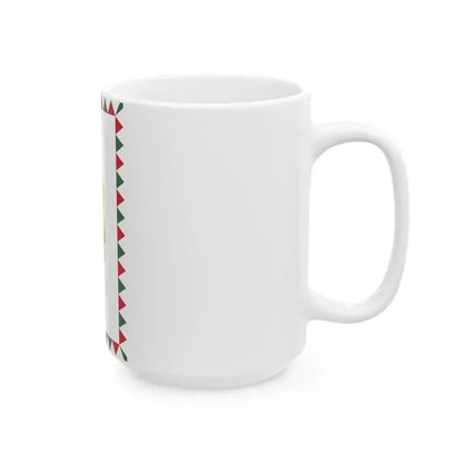 Flag of Isaszeg vertical (Hungary) White Coffee Mug - Go Mug Yourself