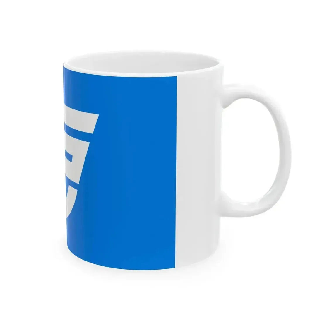 Flag of Isawa Yamanashi 1962-2004 (Japan) White Coffee Mug - Go Mug Yourself