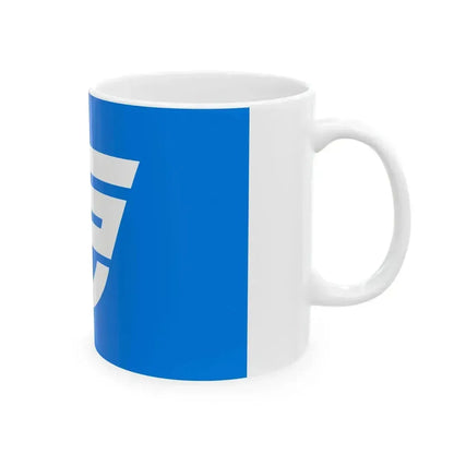 Flag of Isawa Yamanashi 1962-2004 (Japan) White Coffee Mug - Go Mug Yourself