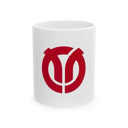 Flag of Isehara Kanagawa (Japan) White Coffee Mug 11oz - Go Mug Yourself