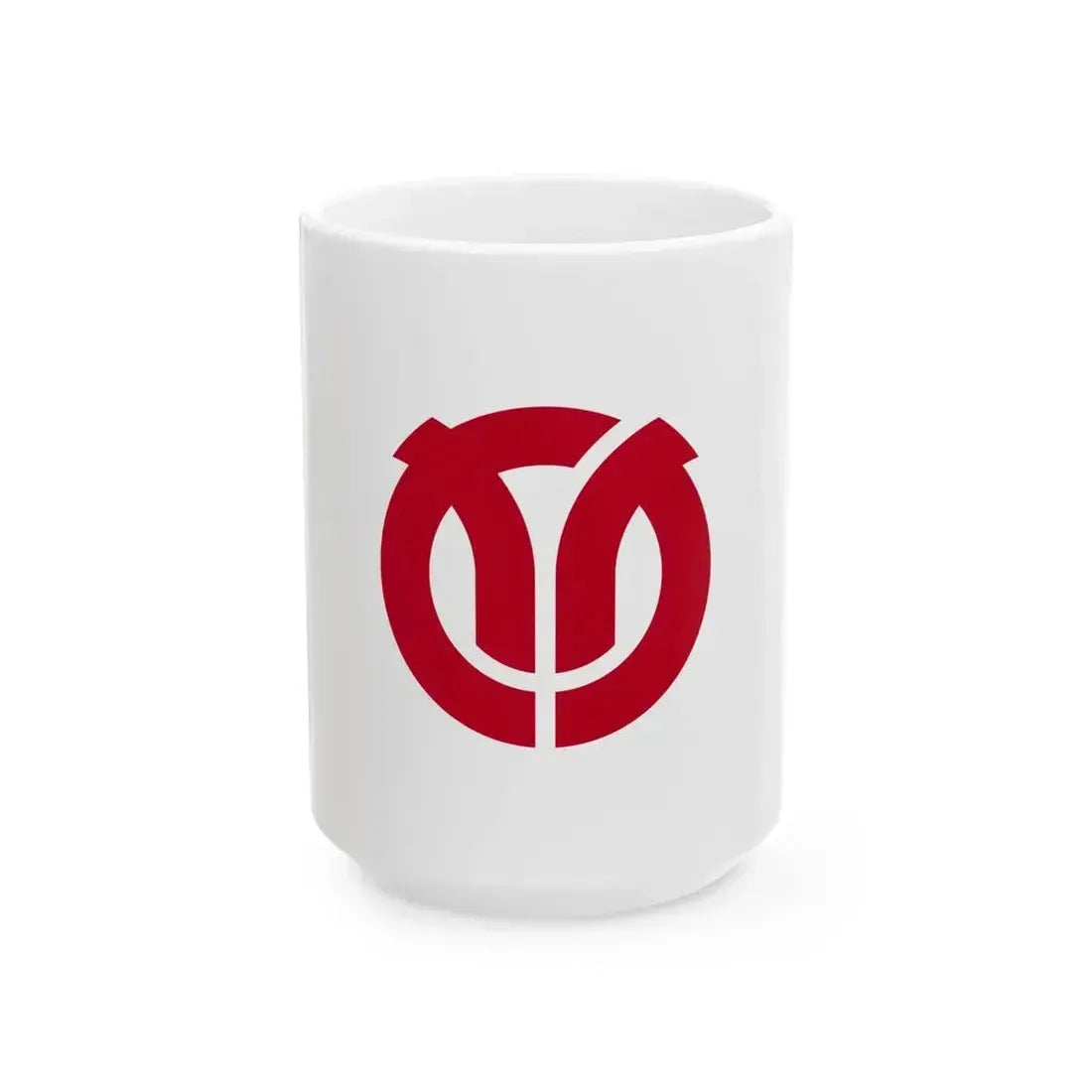 Flag of Isehara Kanagawa (Japan) White Coffee Mug 15oz - Go Mug Yourself