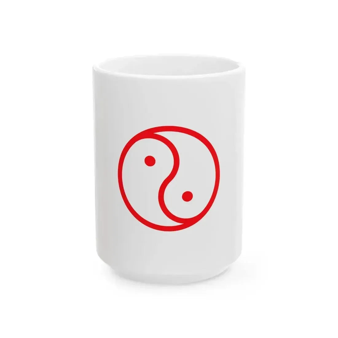 Flag of Isesaki Gunma (Japan) White Coffee Mug 15oz - Go Mug Yourself