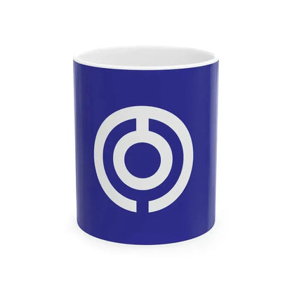 Flag of Ishigaki Okinawa (Japan) White Coffee Mug 11oz - Go Mug Yourself