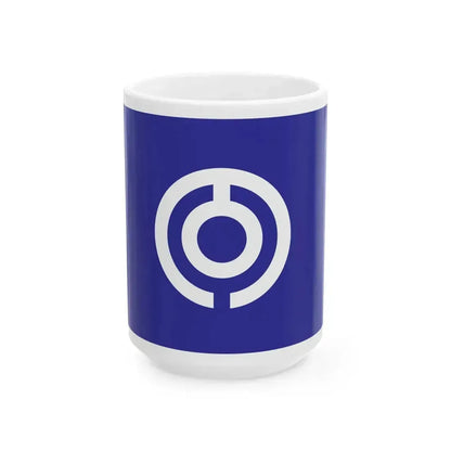 Flag of Ishigaki Okinawa (Japan) White Coffee Mug 15oz - Go Mug Yourself