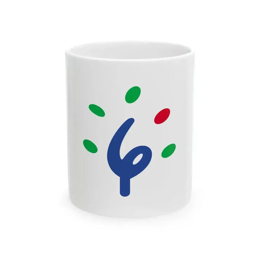 Flag of Ishikari Hokkaido (Japan) White Coffee Mug 11oz - Go Mug Yourself
