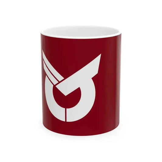 Flag of Ishikawa Fukushima (Japan) White Coffee Mug 11oz - Go Mug Yourself