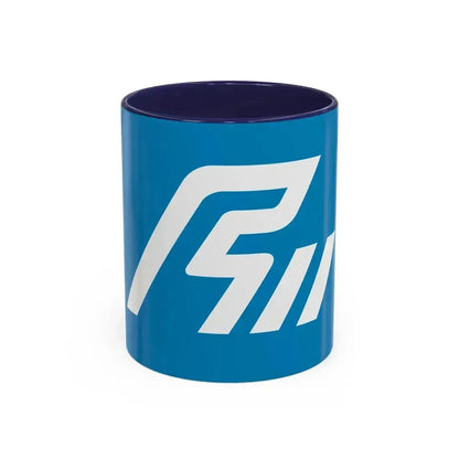 Flag of Ishikawa Prefecture Japan - Accent Coffee Mug 11oz Navy - Go Mug Yourself