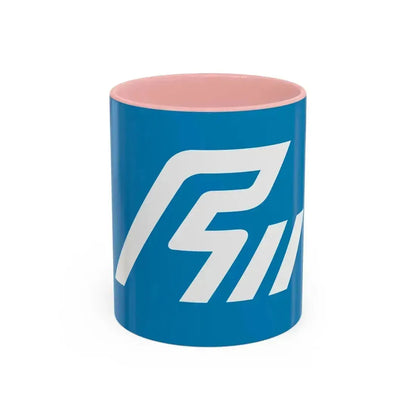 Flag of Ishikawa Prefecture Japan - Accent Coffee Mug 11oz Pink - Go Mug Yourself