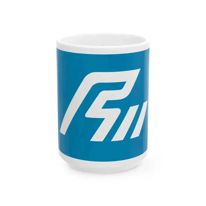 Flag of Ishikawa Prefecture (Japan) White Coffee Mug 15oz - Go Mug Yourself