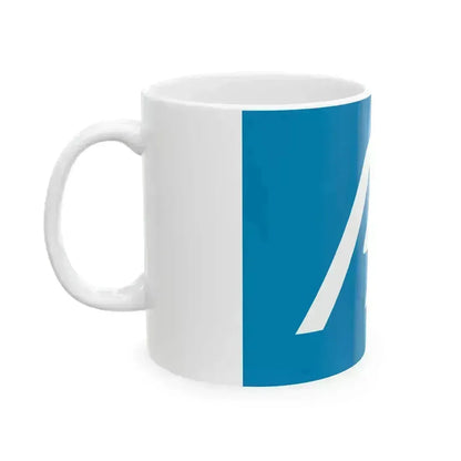 Flag of Ishikawa Prefecture (Japan) White Coffee Mug - Go Mug Yourself