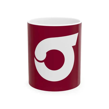 Flag of Ishikoshi Miyagi 1967-2005 (Japan) White Coffee Mug 11oz - Go Mug Yourself