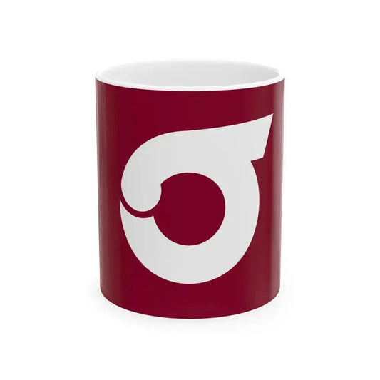 Flag of Ishikoshi Miyagi 1967-2005 (Japan) White Coffee Mug 11oz - Go Mug Yourself