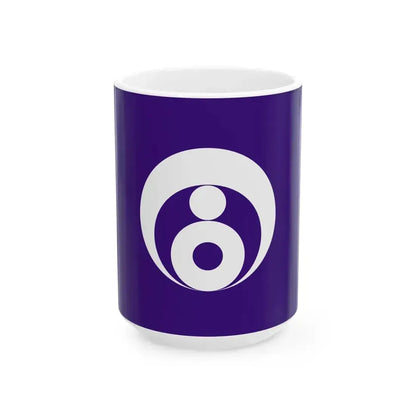 Flag of Ishinomaki Miyagi (Japan) White Coffee Mug 15oz - Go Mug Yourself