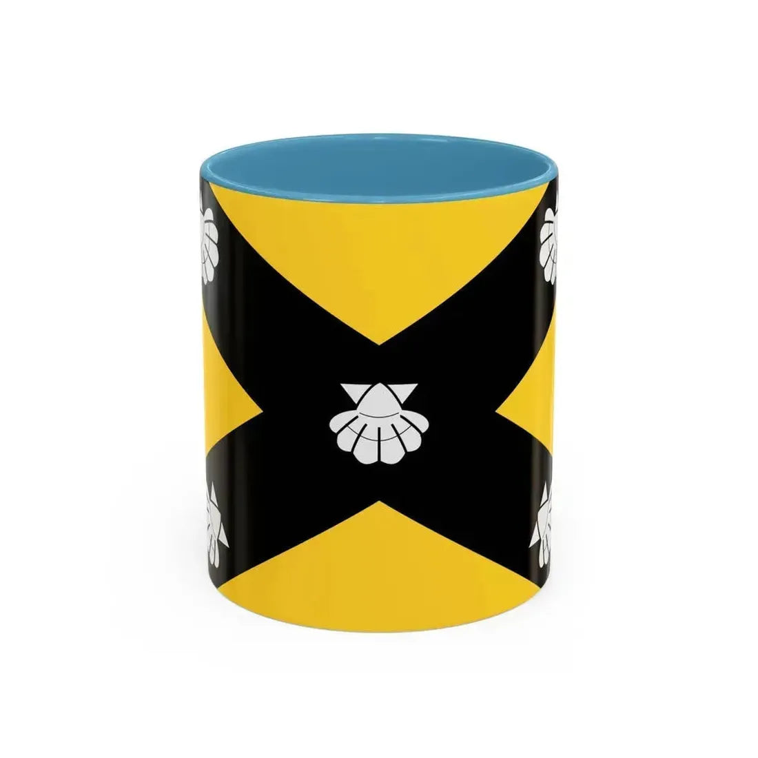 Flag of Isla Malta - Accent Coffee Mug 11oz Light Blue - Go Mug Yourself