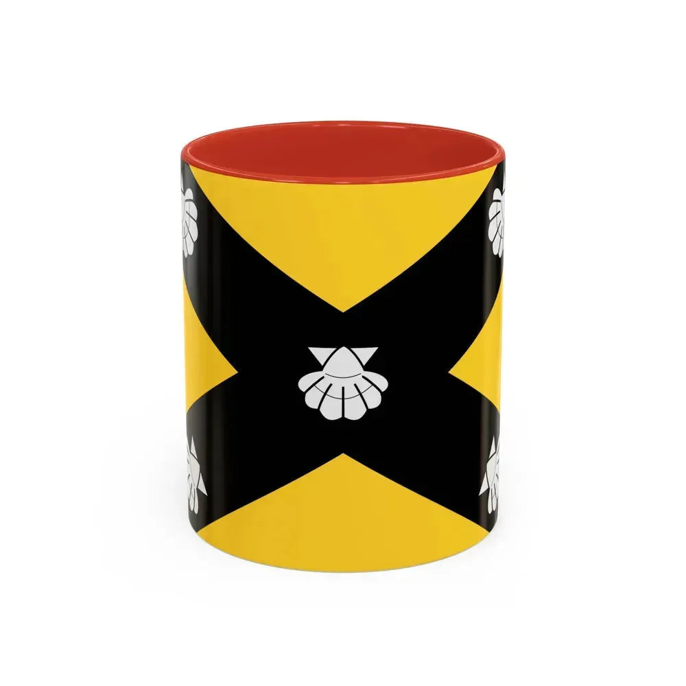 Flag of Isla Malta - Accent Coffee Mug 11oz Red - Go Mug Yourself