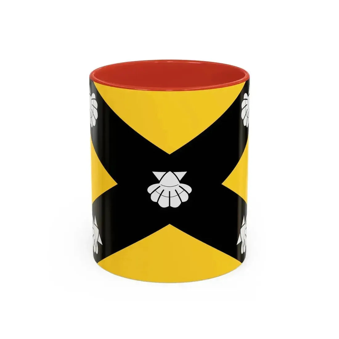 Flag of Isla Malta - Accent Coffee Mug 11oz Red - Go Mug Yourself