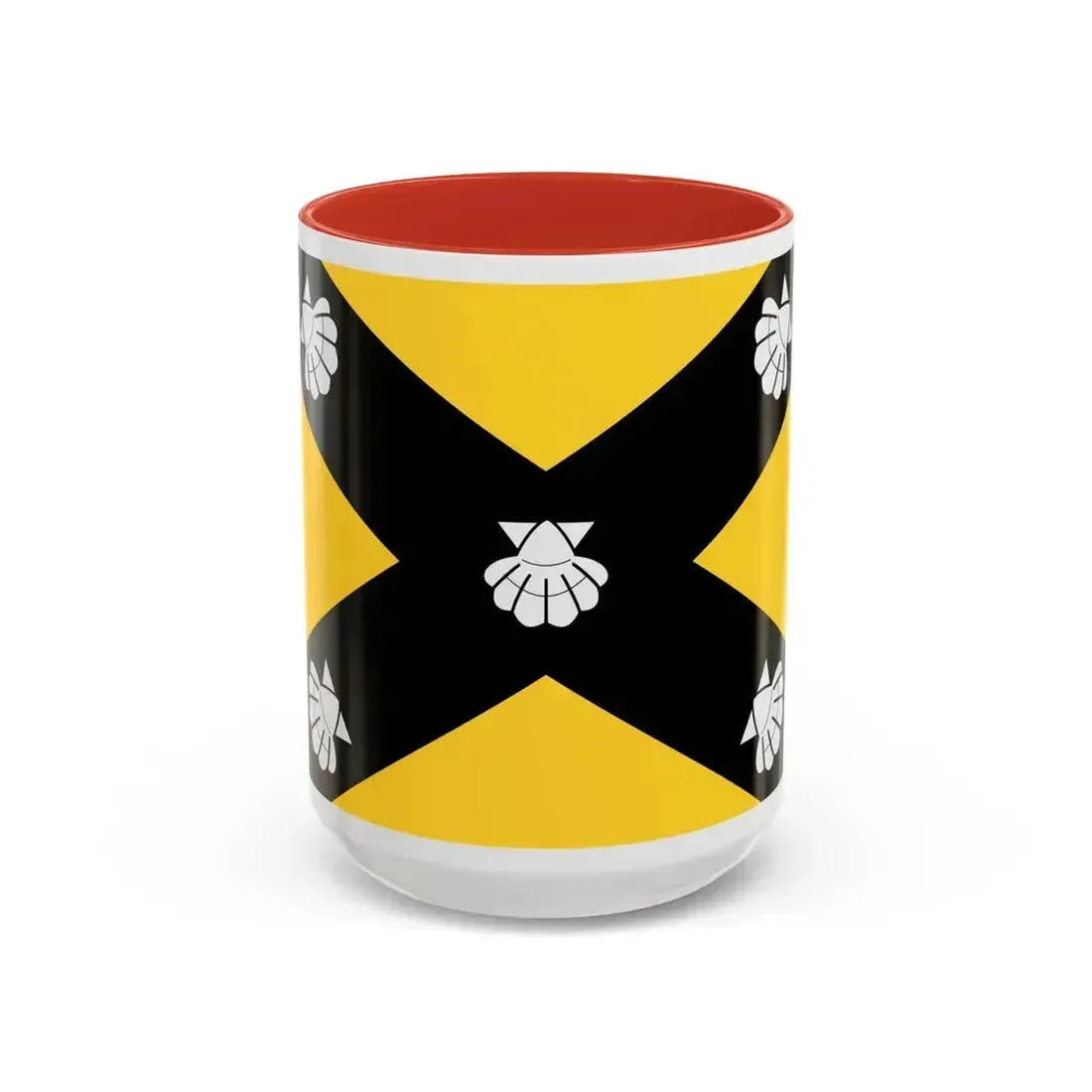 Flag of Isla Malta - Accent Coffee Mug 15oz Red - Go Mug Yourself