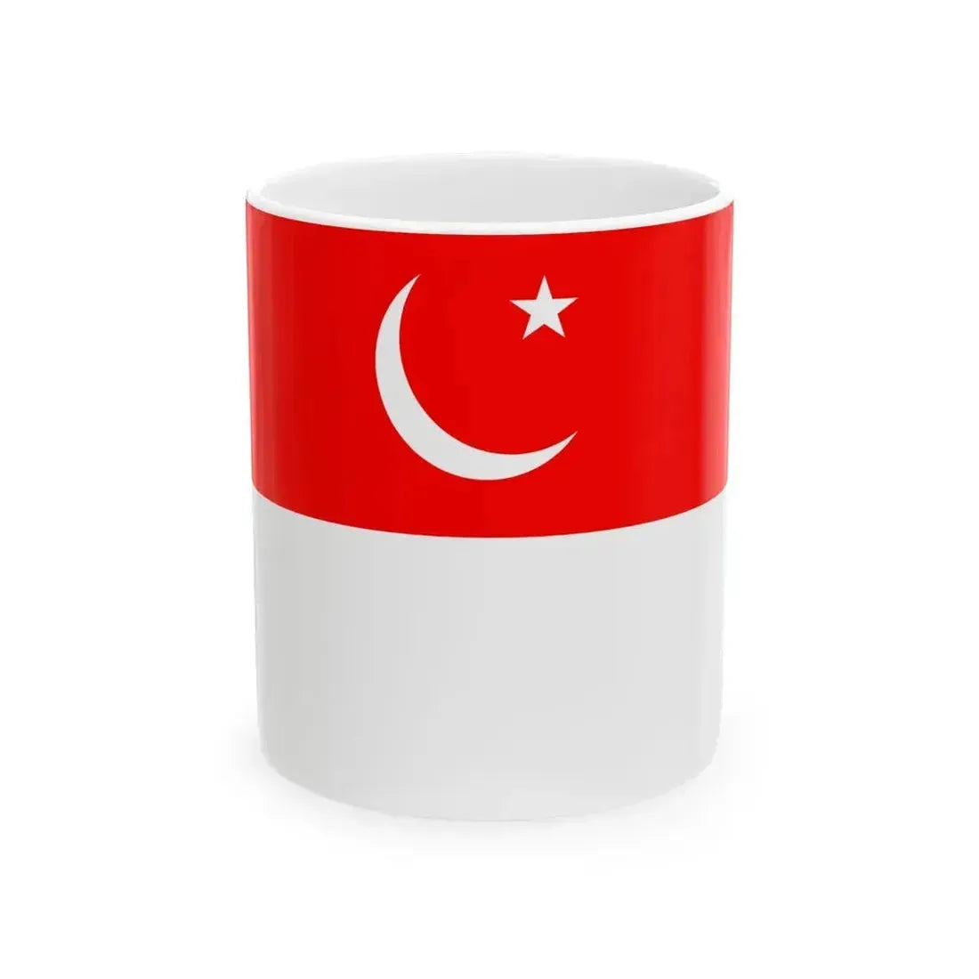 Flag of Islamic State of Indonesia (Indonesia) White Coffee Mug 11oz - Go Mug Yourself