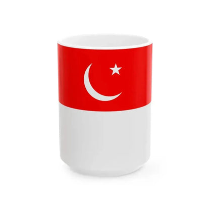 Flag of Islamic State of Indonesia (Indonesia) White Coffee Mug 15oz - Go Mug Yourself