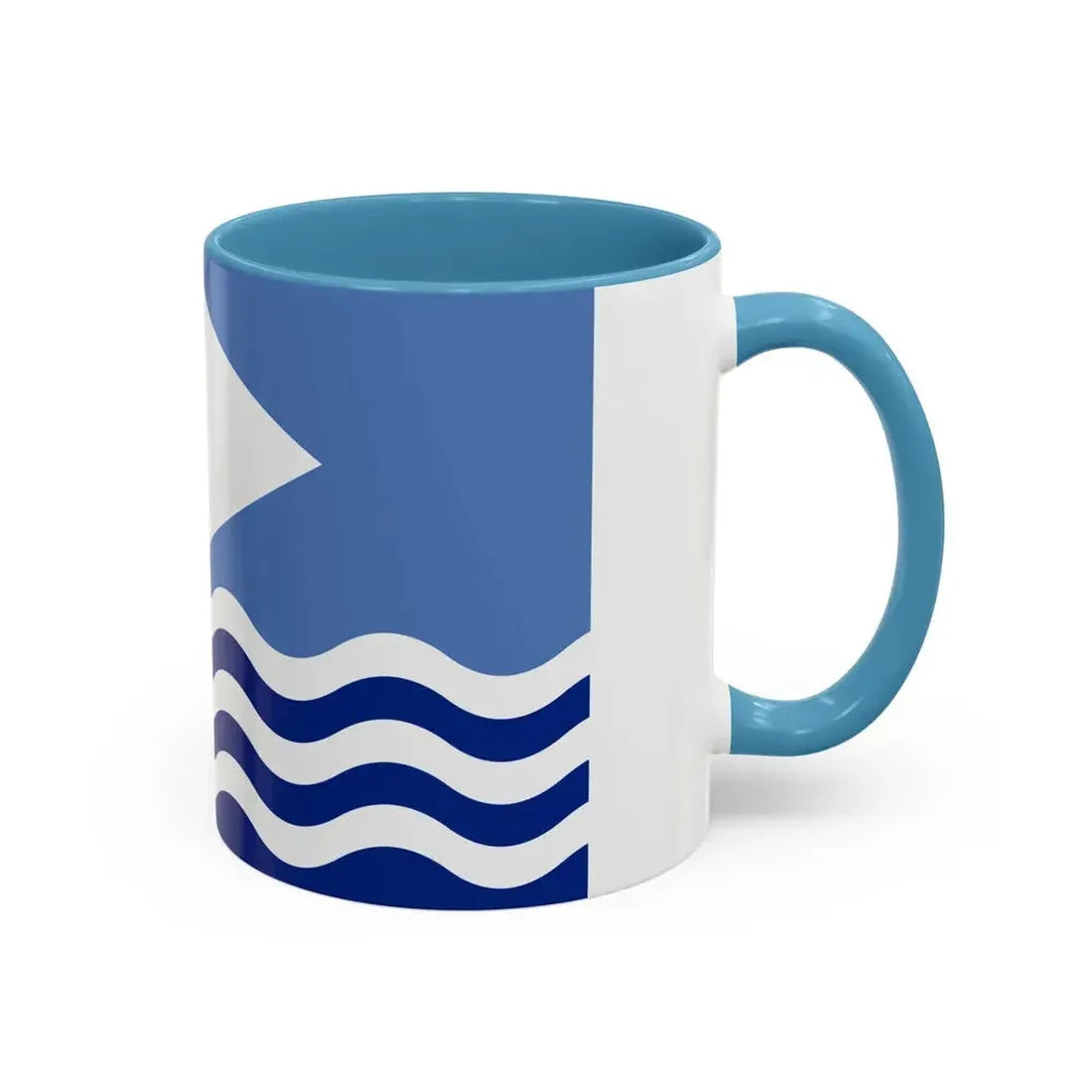 Flag of Isle of Wight UK - Accent Coffee Mug - Go Mug Yourself