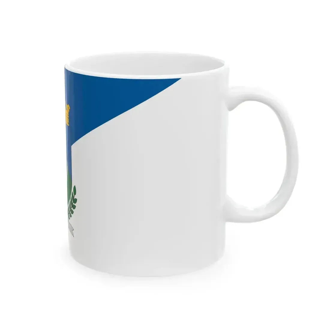 Flag of Ispank (Hungary) White Coffee Mug - Go Mug Yourself