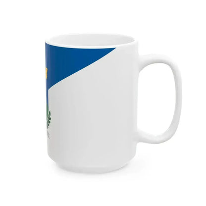 Flag of Ispank (Hungary) White Coffee Mug - Go Mug Yourself
