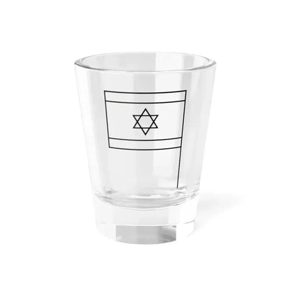 Flag of Israel 137144 - The Noun Project (Israel) Shot Glass 1.5oz 1.5oz - Go Mug Yourself