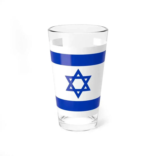Flag of Israel 16-9 (Israel) Pint Glass 16oz 16oz - Go Mug Yourself