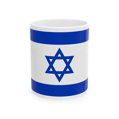 Flag of Israel 16-9 (Israel) White Coffee Mug 11oz - Go Mug Yourself
