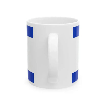 Flag of Israel 16-9 (Israel) White Coffee Mug - Go Mug Yourself
