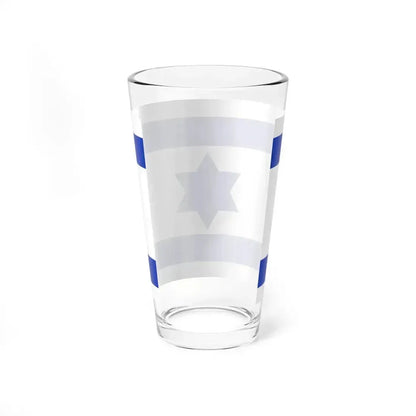 Flag of Israel 1948 3-2 (Israel) Pint Glass 16oz - Go Mug Yourself
