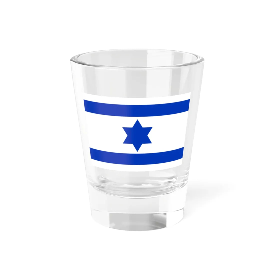 Flag of Israel 1948 3-2 (Israel) Shot Glass 1.5oz 1.5oz - Go Mug Yourself