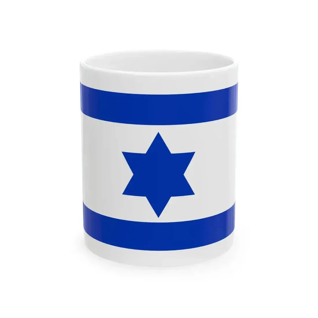Flag of Israel 1948 (Israel) White Coffee Mug 11oz - Go Mug Yourself