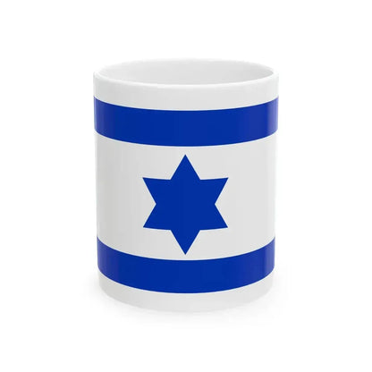 Flag of Israel 1948 (Israel) White Coffee Mug 11oz - Go Mug Yourself
