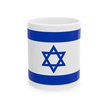 Flag of Israel 3-2 (Israel) White Coffee Mug 11oz - Go Mug Yourself