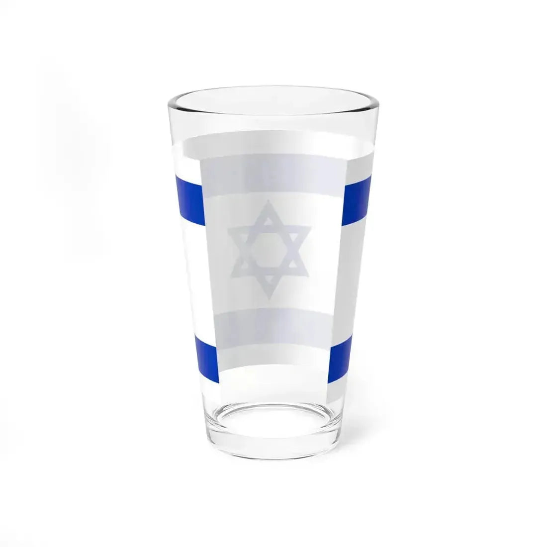 Flag of Israel 3-5 (Israel) Pint Glass 16oz - Go Mug Yourself