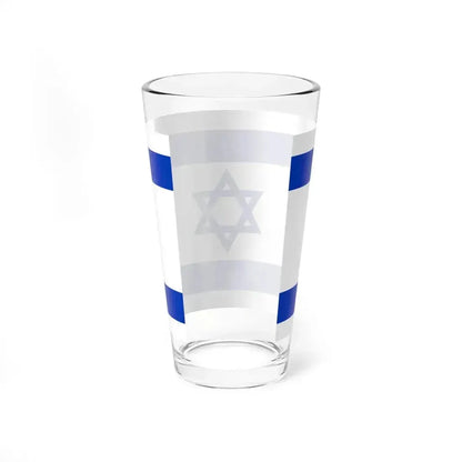 Flag of Israel 3-5 (Israel) Pint Glass 16oz - Go Mug Yourself