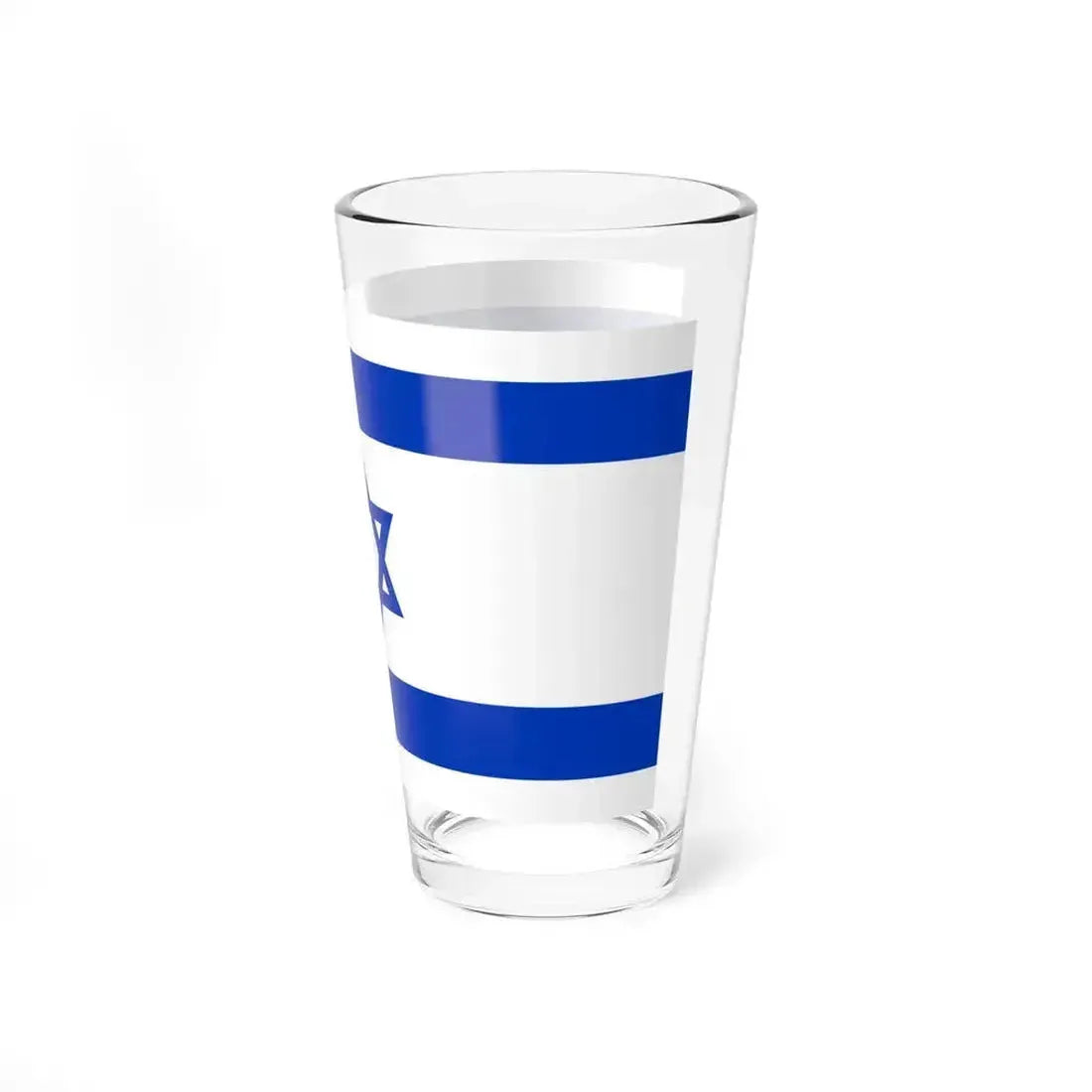 Flag of Israel 3-5 (Israel) Pint Glass 16oz - Go Mug Yourself