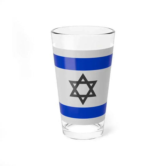 Flag of Israel - Blue (Israel) Pint Glass 16oz 16oz - Go Mug Yourself