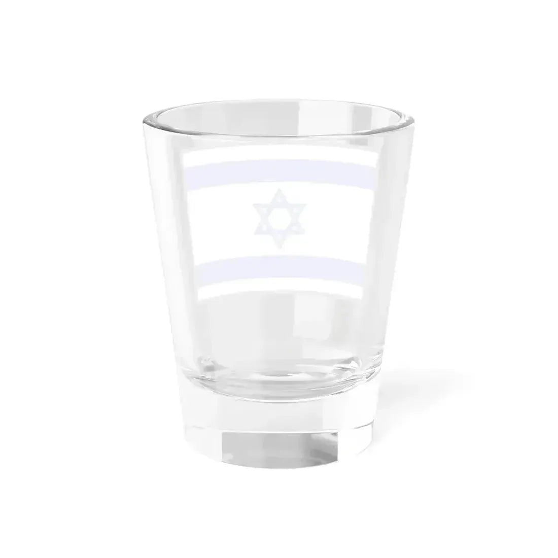 Flag of Israel bordered (Israel) Shot Glass 1.5oz - Go Mug Yourself