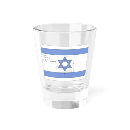 Flag of Israel construction sheet (Israel) Shot Glass 1.5oz 1.5oz - Go Mug Yourself